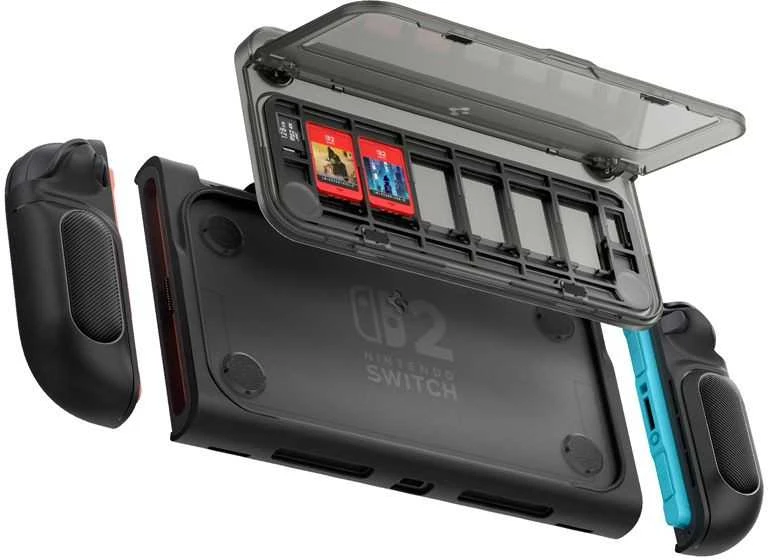 Dėklas Spigen Snap Switch, juodas - Nintendo Switch 2