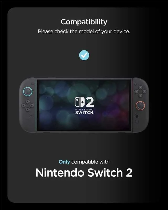 Dėklas Spigen Snap Switch, juodas - Nintendo Switch 2