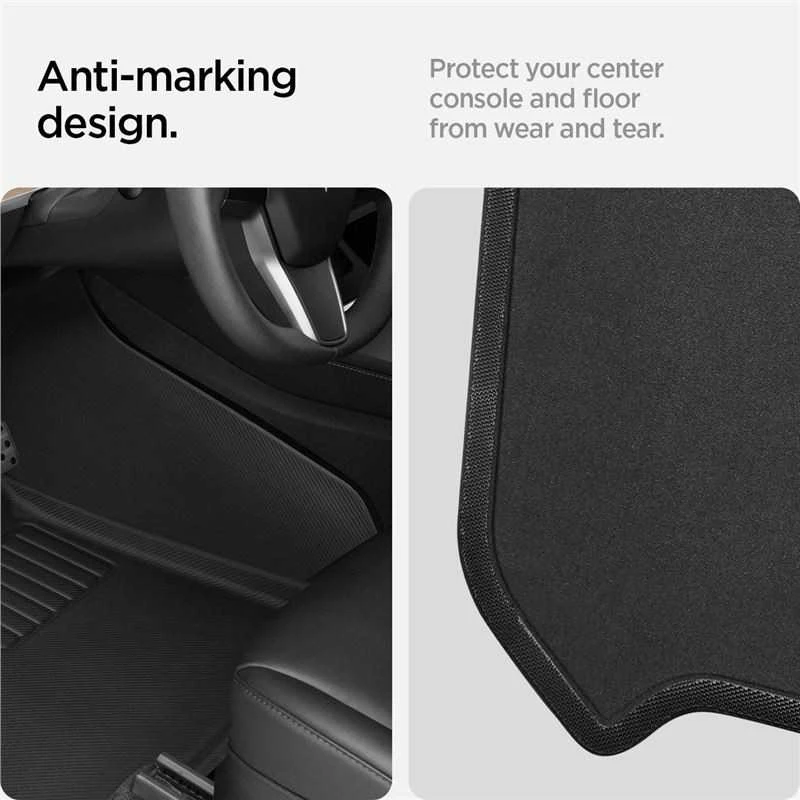 Spigen Tesla automobilio kilimėlis 1 ir 2 eilėms, juodas - Tesla Model Y
