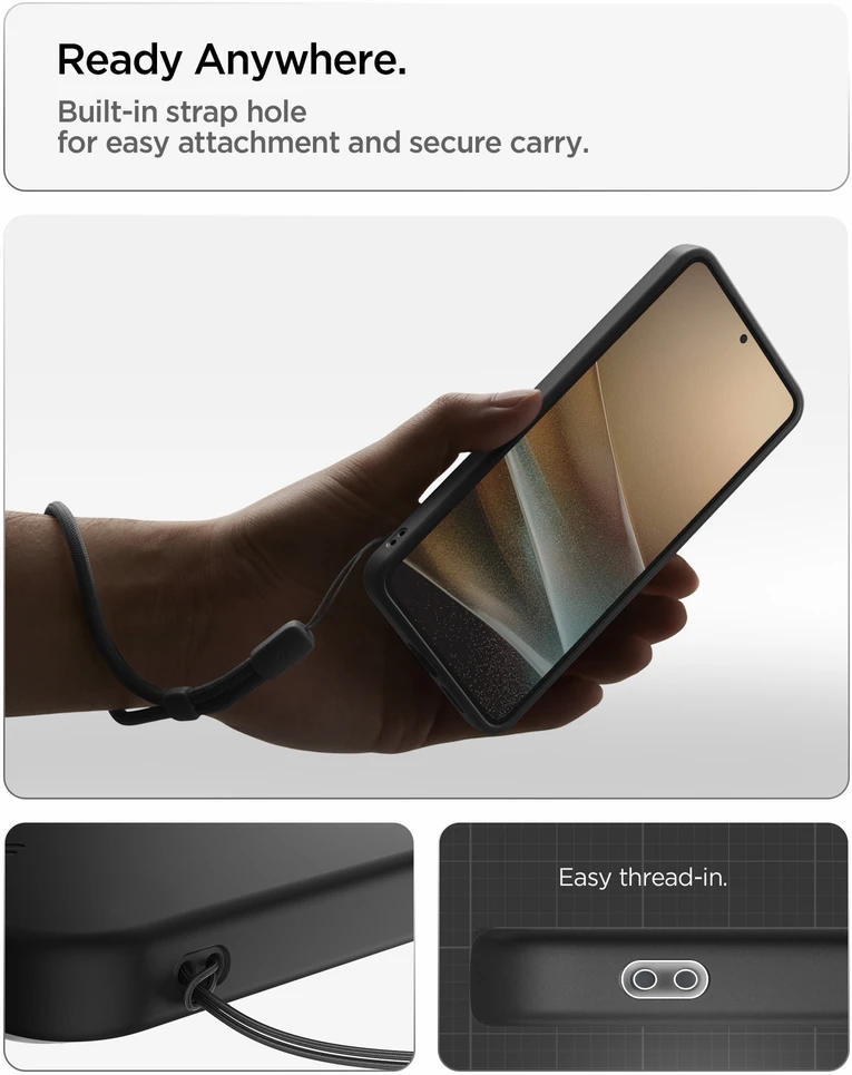 Dėklas Spigen Thin Fit MAG MagSafe Samsung Galaxy S26 juodods spalvos