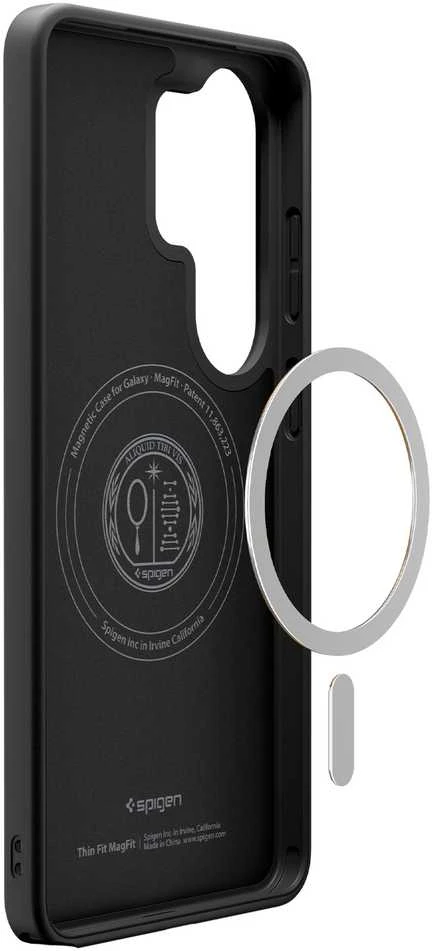 Dėklas Spigen THIN FIT MAG MagSafe Samsung Galaxy S26 Ultra juodos spalvos
