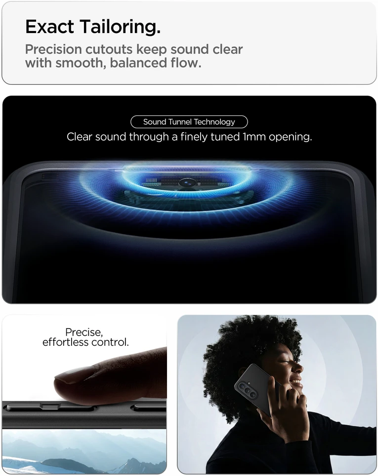 Dėklas Spigen Thin Fit MagSafe, juodos spalvos – Samsung Galaxy S26+