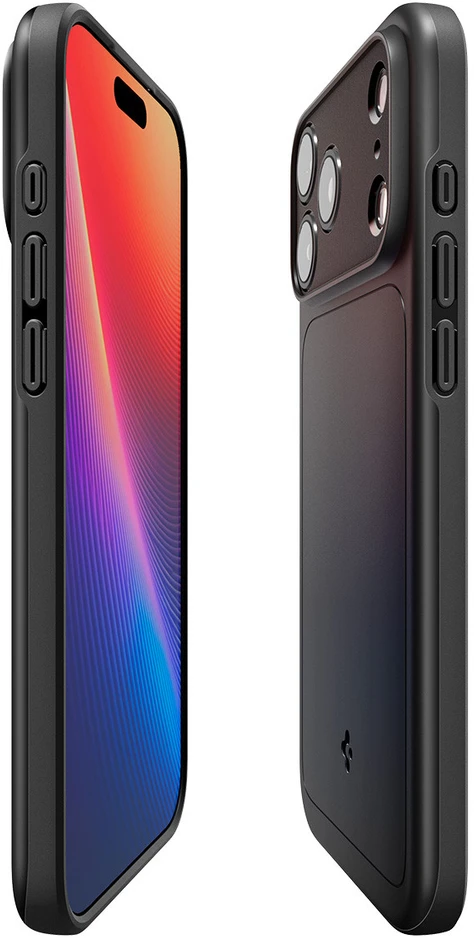 Dėklas Spigen Thin Fit MagSafe iPhone 17 Pro Max / 18 Pro Max juodos spalvos