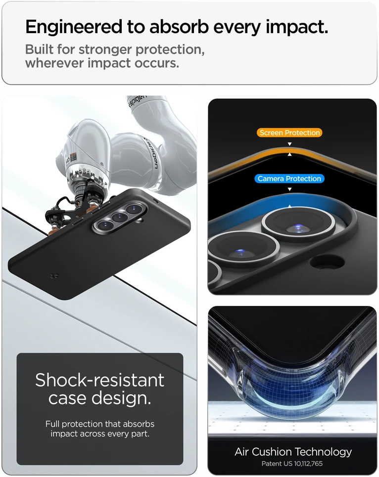 Dėklas Spigen Thin Fit MagSafe, juodos spalvos – Samsung Galaxy S26+