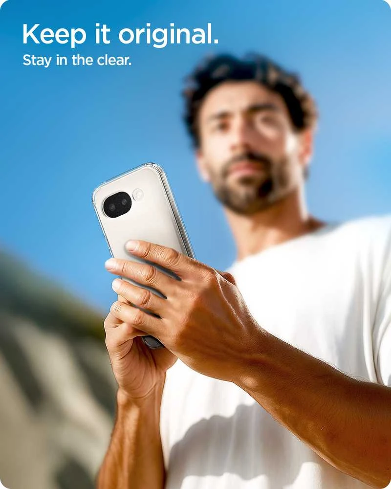 Dėklas „Spigen Ultra Hybrid“ „Google Pixel 10A“ – krištolo skaidrumo
