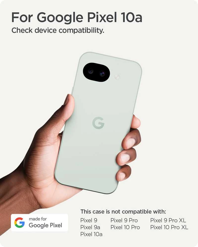 Dėklas „Spigen Ultra Hybrid“ „Google Pixel 10A“ – krištolo skaidrumo