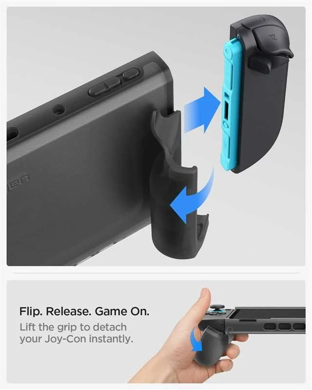 Dėklas Spigen Ultra Hybrid, frost juodas - Nintendo Switch 2