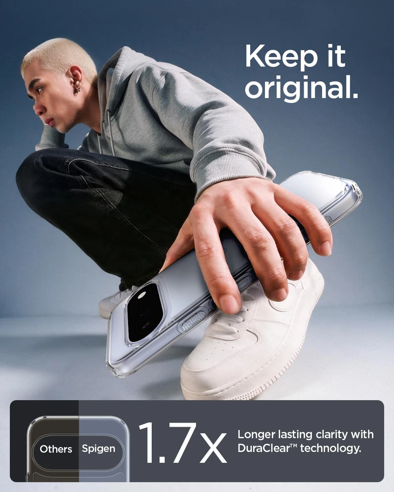 SPIGEN ULTRA Hybrid GOOGLE PIXEL 11 skaidrus dėklas