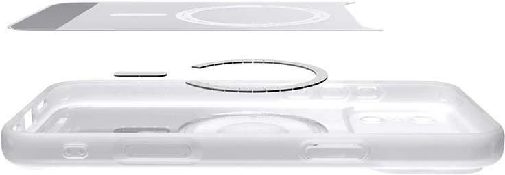 Dėklas Spigen Ultra Hybrid MagSafe, classic sidabrinis - iPhone 17 Pro