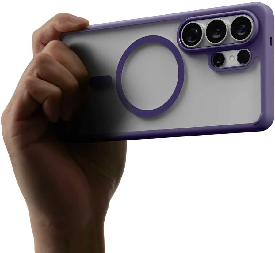 Dėklas Spigen ULTRA HYBRID MAG MagSafe Samsung Galaxy S26 ULTRA DĖKLAI TAMSIAI VIOLETINĖS SPALVOS