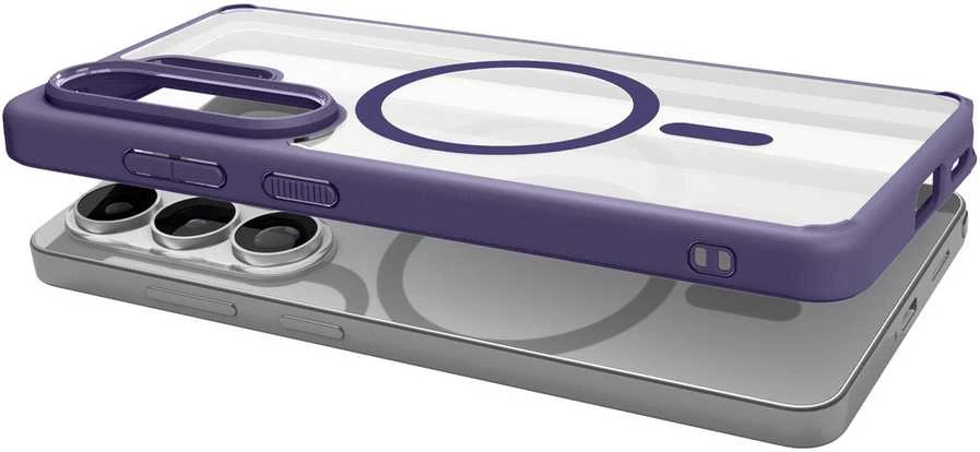 Dėklas Spigen ULTRA HYBRID MAG MagSafe Samsung Galaxy S26 ULTRA DĖKLAI TAMSIAI VIOLETINĖS SPALVOS