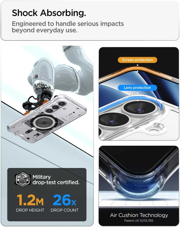 Dėklas „Spigen Ultra Hybrid MagSafe“, „Neo One“ – „Samsung Galaxy S26“