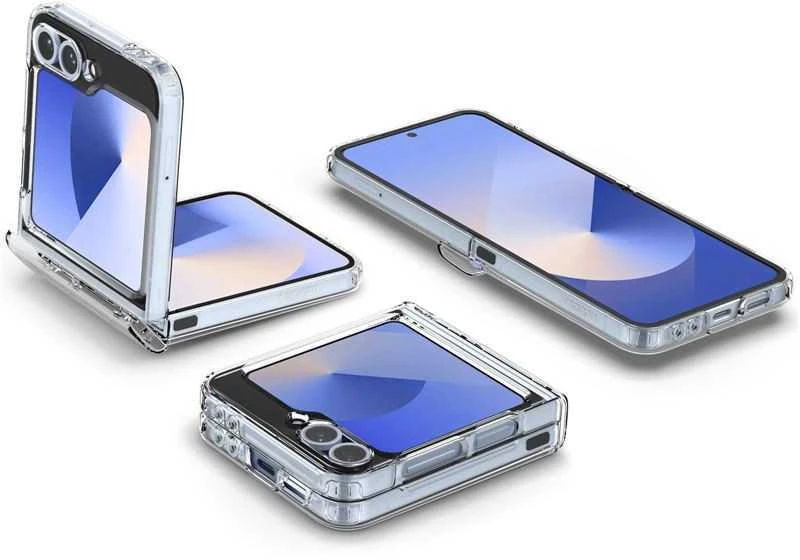 Dėklas Spigen Ultra Hybrid Pro MagSafe, skaidrus baltas - Samsung Galaxy Z Flip7 FE/Flip 6