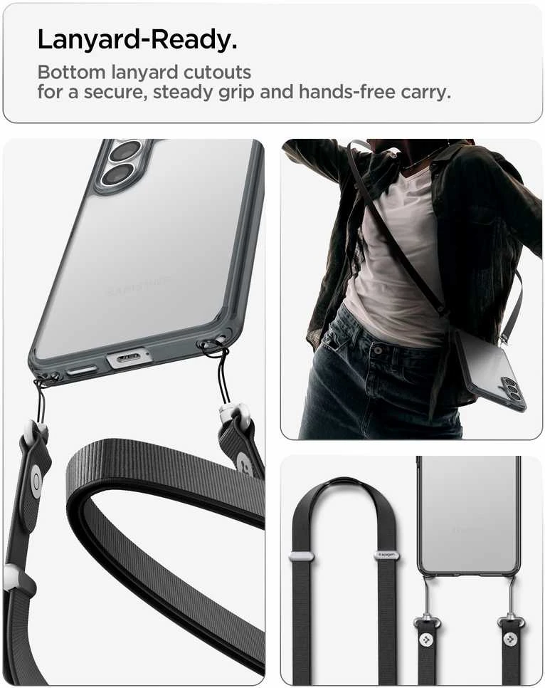 Spigen Ultra Hybrid dėklas skirtas Samsung Galaxy S26+ – Semi-skaidrus
