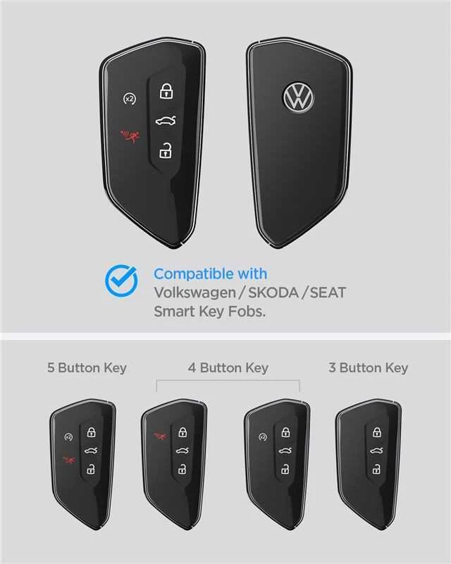 Spigen Volkswagen Key Fob Case VK100, juodas