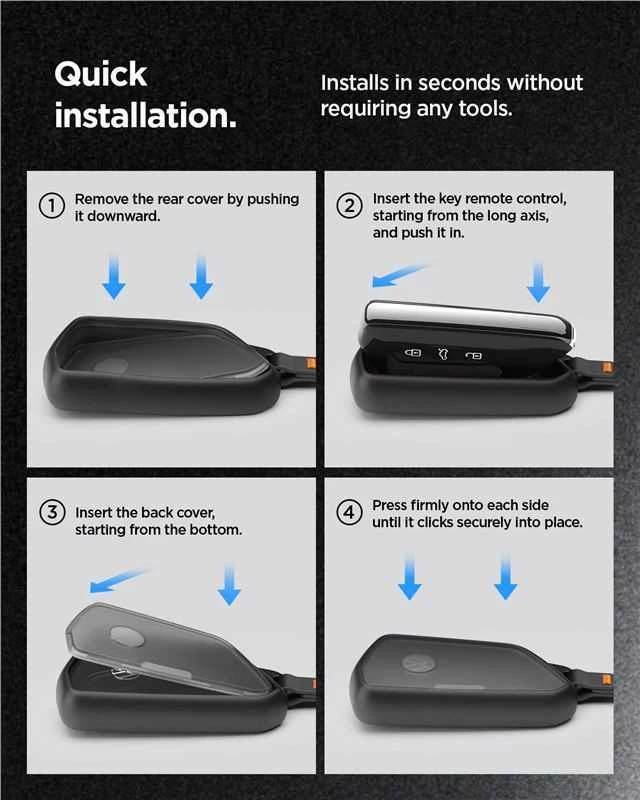 Spigen Volkswagen Key Fob Case VK100, juodas