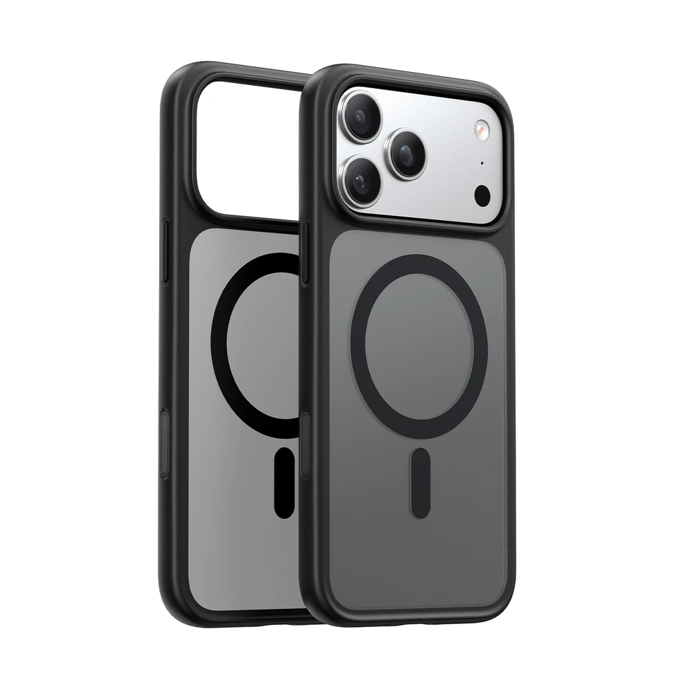 Dėklas Torras Guardian Magnetic, juodas – iPhone 17 Pro