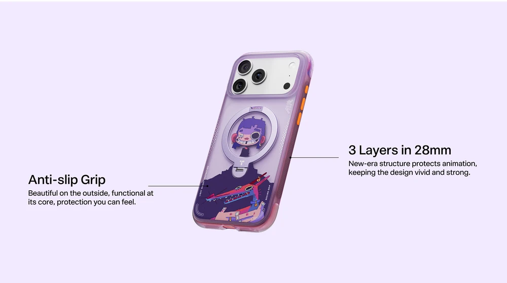 Dėklas Torras Ostand Q3 Air Gawx Limited, Dawnbreak apsauga - iPhone 17 Pro Max