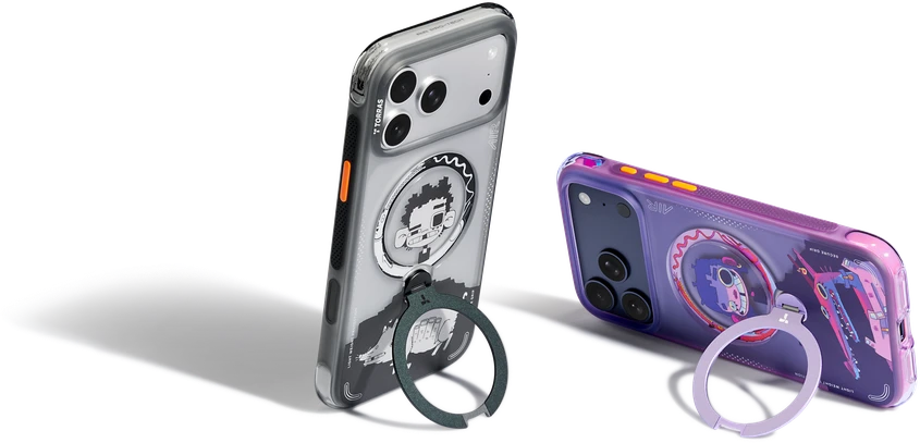 Dėklas „Torras Ostand Q3 Air Gawx Limited“, „Dawnbreak“ apsauga – „Apple iPhone 17 Pro“