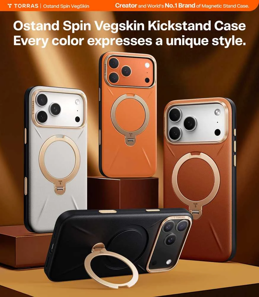 TORRAS QPro odinis dėklas, skirtas iPhone 17 Pro, suderinamas su „MagSafe“ (perlinės pilkos spalvos)