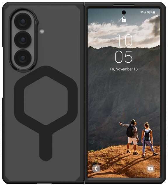 Urban Armor Gear UAG [U] Mouve dėklas su MagSafe, skirtas Samsung Galaxy Z Fold 7 – Ash