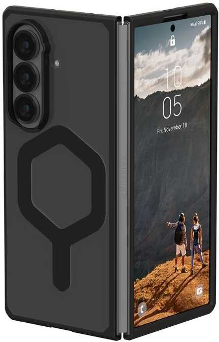 Urban Armor Gear UAG [U] Mouve dėklas su MagSafe, skirtas Samsung Galaxy Z Fold 7 – Ash