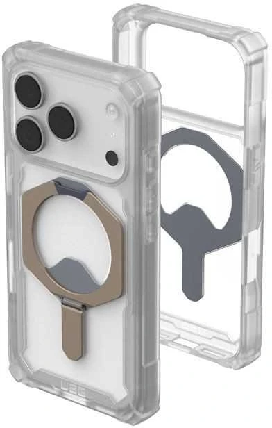 Carruzzo Urban Armor Gear dėklas UAG Plasma XTE Magsafe, skaidrus/titano spalvos - iPhone 17 Pro