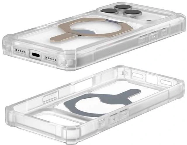 Carruzzo Urban Armor Gear dėklas UAG Plasma XTE Magsafe, skaidrus/titano spalvos - iPhone 17 Pro