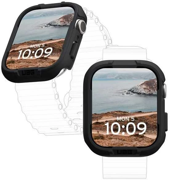 Dėklas Urban Armor Gear UAG Scout Case, Juodas - Apple Watch 45mm