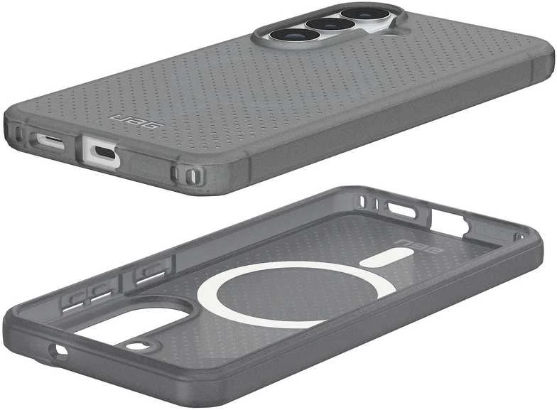 Dėklas Urban Armor Gear UAG taškinis, pelenų spalvos – „Samsung Galaxy S26“