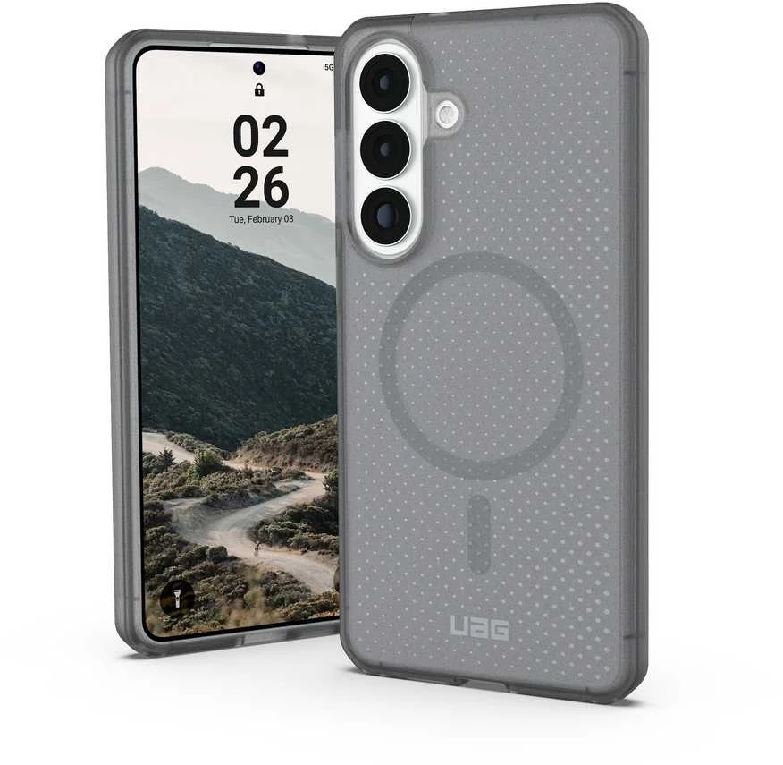 Dėklas Urban Armor Gear UAG taškinis, pelenų spalvos - Samsung Galaxy S26+