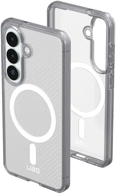Dėklas „Urban Armor Gear“ UAG „Dot“, skaidrus ledas/pelenų spalvos – „Samsung Galaxy S26“