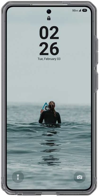 Dėklas Urban Armor Gear UAG Dot, True Clear Ice/Ash - Samsung Galaxy S26 Ultra