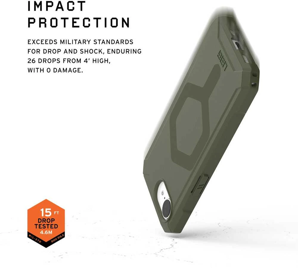 Dėklas Urban Armor Gear UAG Essential Armor, alyvuogių žalia - iPhone 17e/16e