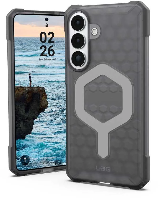 Dėklas Urban Armor Gear UAG Essential Armor, pelenų spalvos - Samsung Galaxy S26+