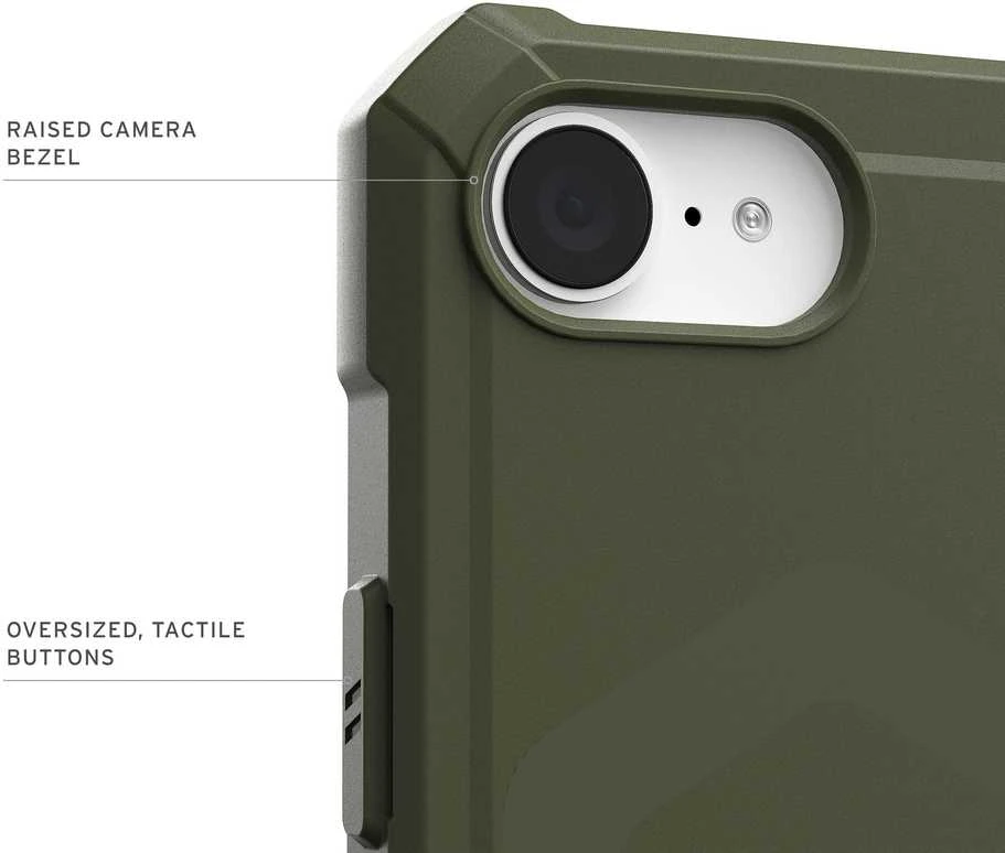Dėklas Urban Armor Gear UAG Essential Armor, alyvuogių žalia - iPhone 17e/16e