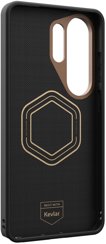 Dėklas Carruzzo Urban Armor Gear UAG Fibr Armr, Juodas/Bronze - Samsung Galaxy S26 Ultra