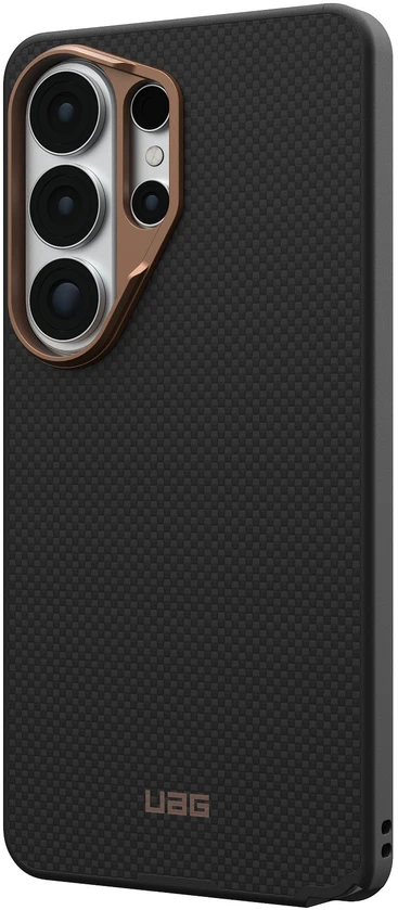 Dėklas Carruzzo Urban Armor Gear UAG Fibr Armr, Juodas/Bronze - Samsung Galaxy S26 Ultra