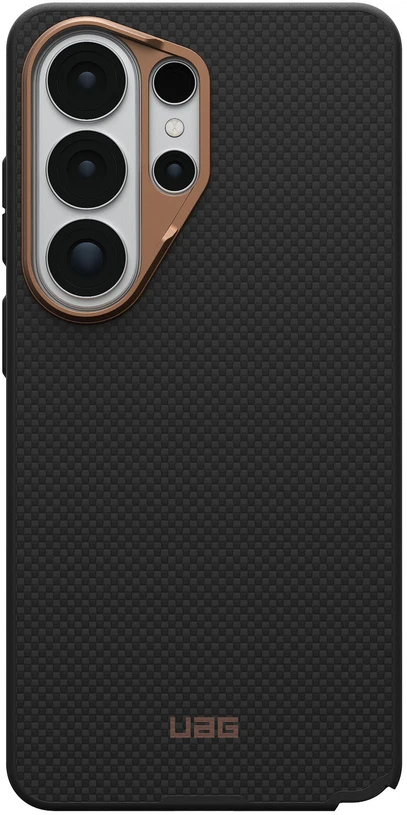 Dėklas Carruzzo Urban Armor Gear UAG Fibr Armr, Juodas/Bronze - Samsung Galaxy S26 Ultra