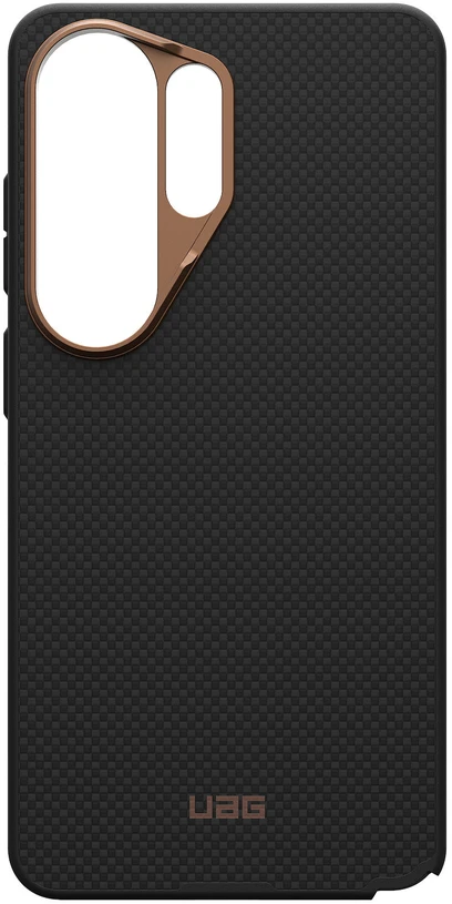 Dėklas Carruzzo Urban Armor Gear UAG Fibr Armr, Juodas/Bronze - Samsung Galaxy S26 Ultra