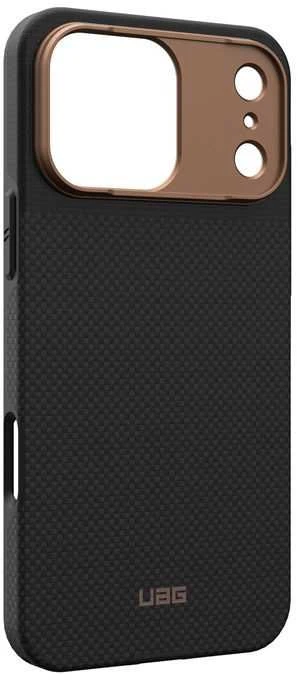 Carruzzo Urban Armor Gear UAG Fibr Armr dėklas, kevlaro grafito/bronzos spalvos - iPhone 17 Pro Max
