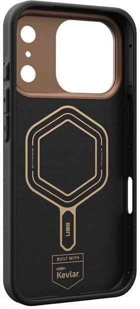Carruzzo Urban Armor Gear UAG Fibr Armr dėklas, kevlaro grafito/bronzos spalvos - iPhone 17 Pro