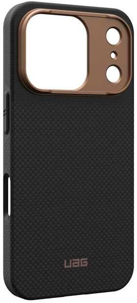 Carruzzo Urban Armor Gear UAG Fibr Armr dėklas, kevlaro grafito/bronzos spalvos - iPhone 17 Pro