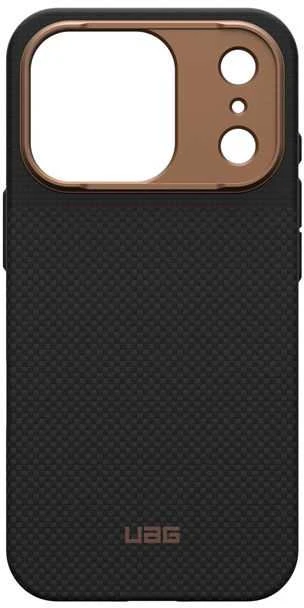 Carruzzo Urban Armor Gear UAG Fibr Armr dėklas, kevlaro grafito/bronzos spalvos - iPhone 17 Pro