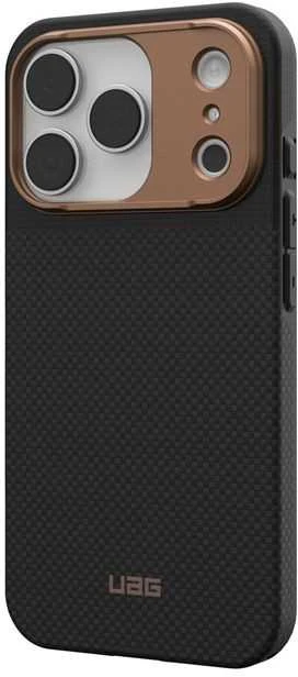 Carruzzo Urban Armor Gear UAG Fibr Armr dėklas, kevlaro grafito/bronzos spalvos - iPhone 17 Pro