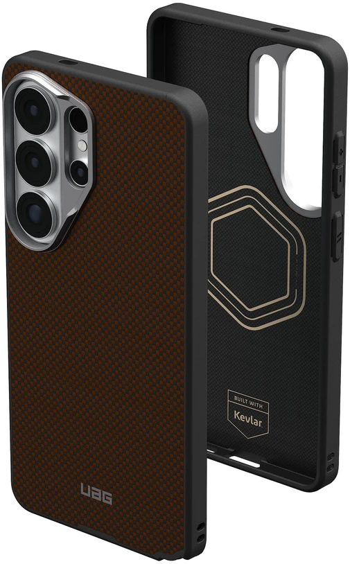 Nezatříděno Urban Armor Gear UAG Fibr Armr dėklas, oranžinis/anglies pluošto - Samsung Galaxy S26 Ultra