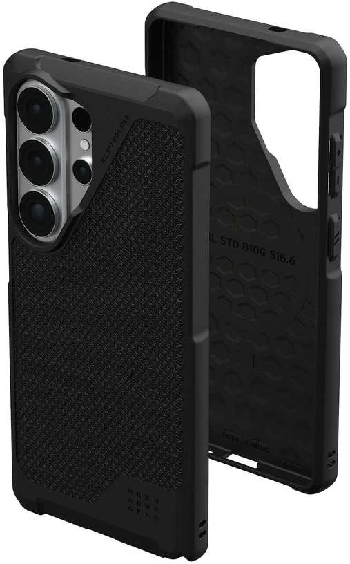 Dėklas Carruzzo Urban Armor Gear UAG Metropolis LT, Kevlar Juodas - Samsung Galaxy S26 Ultra