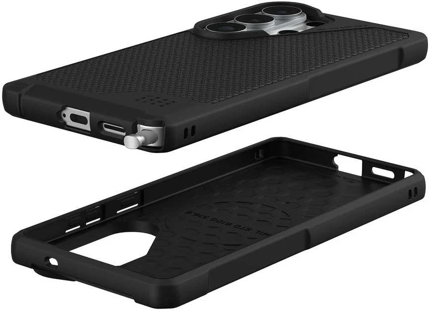 Dėklas Carruzzo Urban Armor Gear UAG Metropolis LT, Kevlar Juodas - Samsung Galaxy S26 Ultra