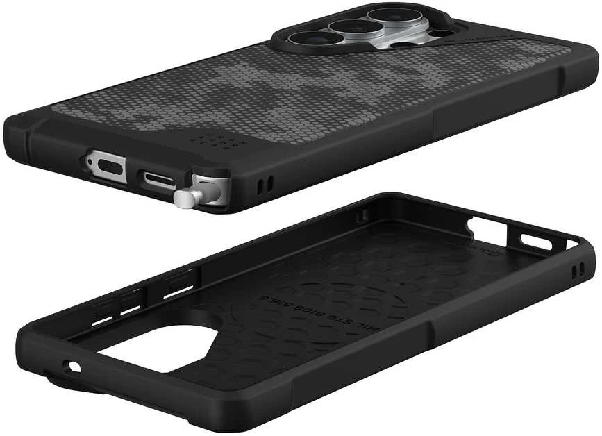 Urban Armor Gear UAG Metropolis LT, Micro Hex Camo Graphite dėklas - Samsung Galaxy S26 Ultra