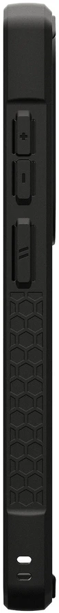 Carruzzo Urban Armor Gear Monarch Pro mobiliojo telefono dėklas 17,5 cm (6.9″) Užsegamas dėklas Juoda, Oranžinė
